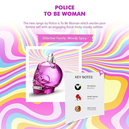 Police To Be Woman Eau de Parfum Spray 125ml - Fragrance London