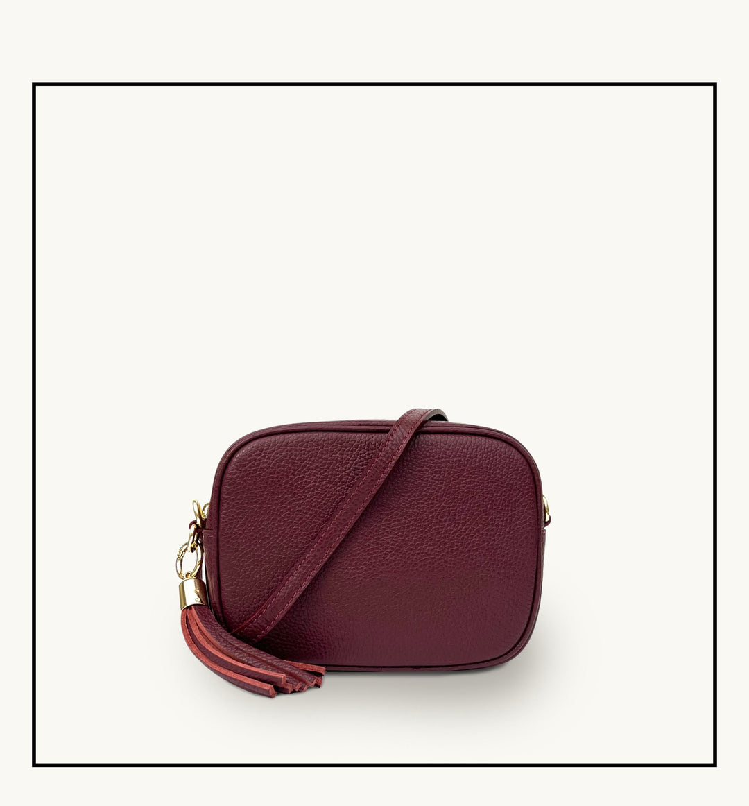 Apatchy London The Tassel Leather Crossbody Bag