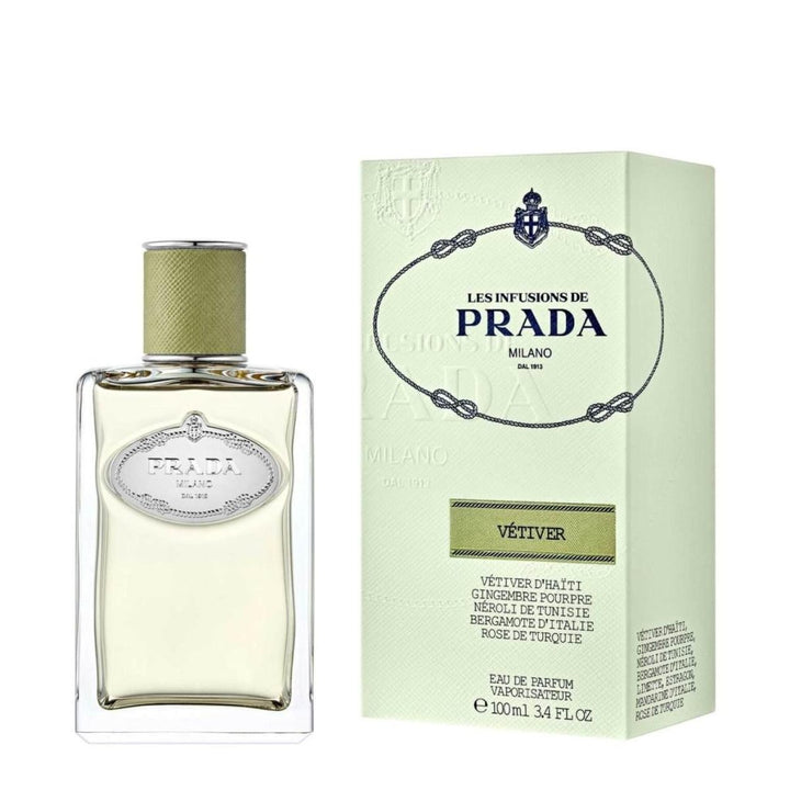 Prada Infusion De Vetiver Eau De Parfum Spray 100ml - Fragrance London