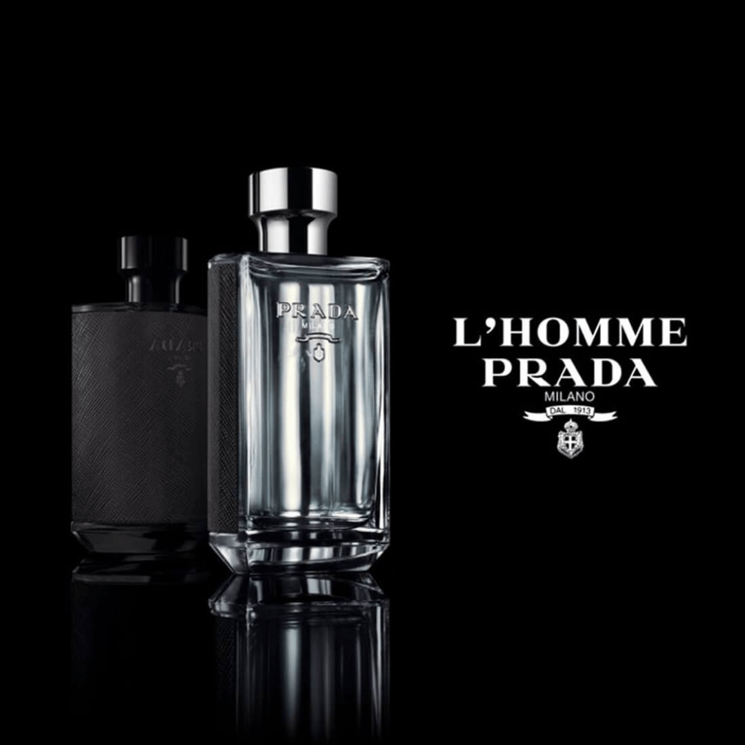 Prada L'homme Eau De Toilette Spray 100ml - Fragrance London