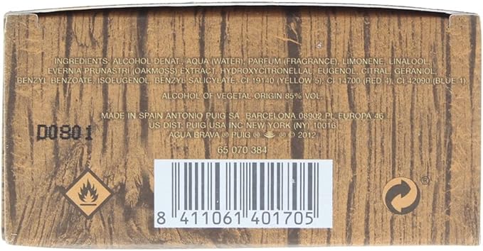 Puig Agua Brava Men Eau De Cologne Spray 100ml - Fragrance London