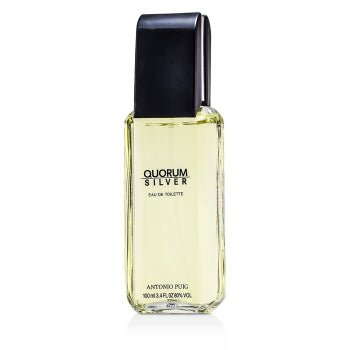 Puig Quorum Silver Eau De Toilette Spray 100ml - Fragrance London