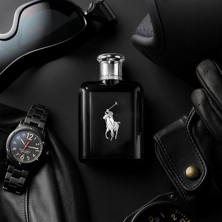 Ralph Lauren Polo Black Eau De Toilette Spray 125ml - Fragrance London