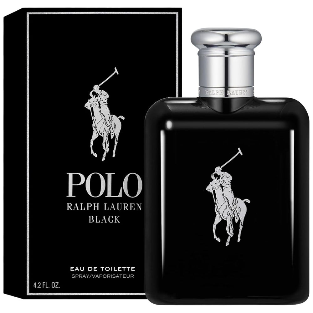 Ralph Lauren Polo Black Eau De Toilette Spray 125ml - Fragrance London