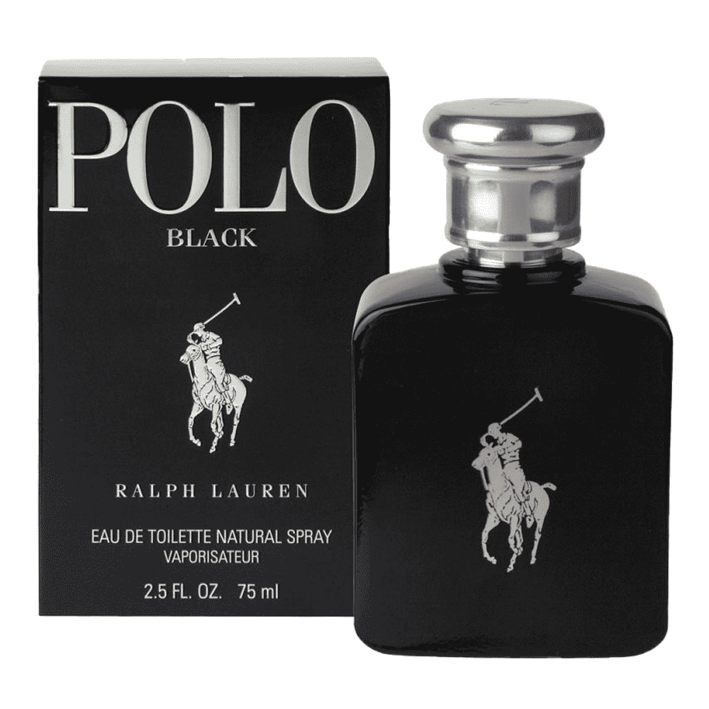 Ralph Lauren Polo Black Eau de Toilette Spray 75ml - Fragrance London