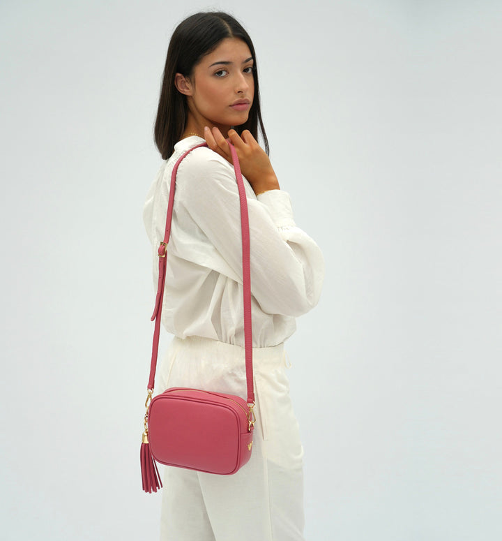 Apatchy London The Tassel Leather Crossbody Bag