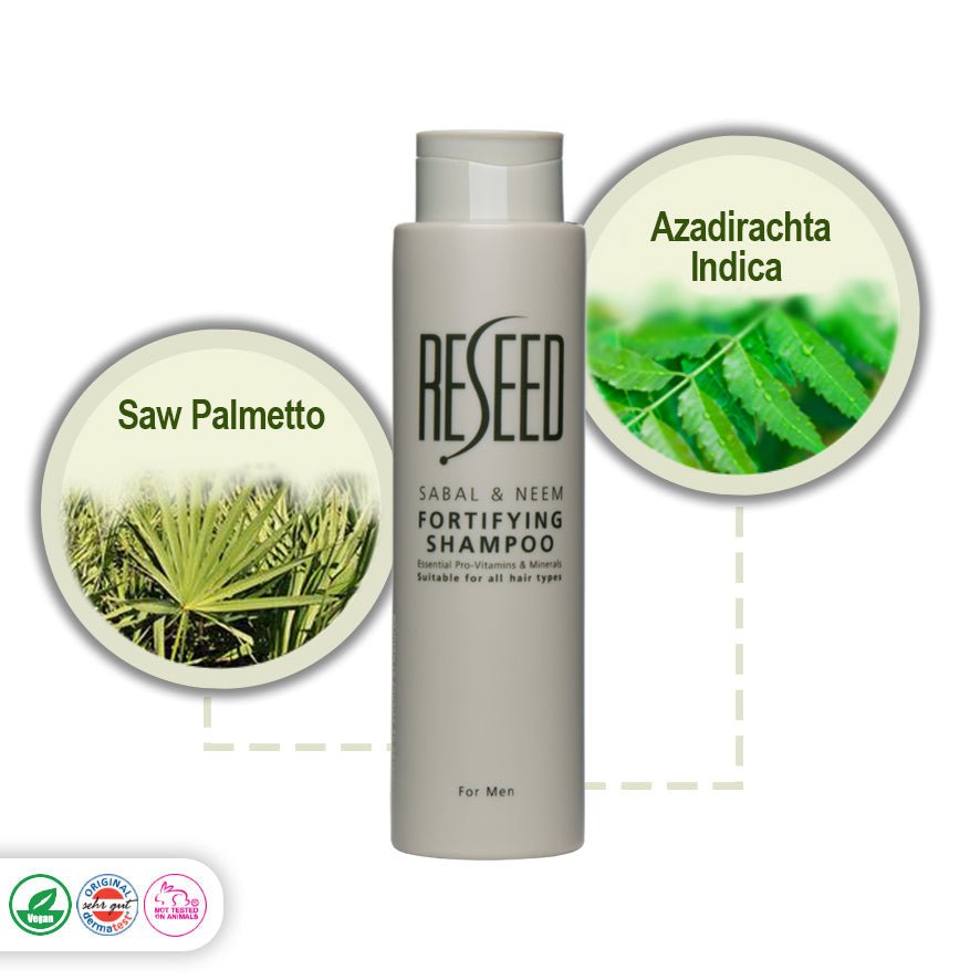 RESEED Sabal and Neem Fortifying Shampoo for Men - Fragrance London