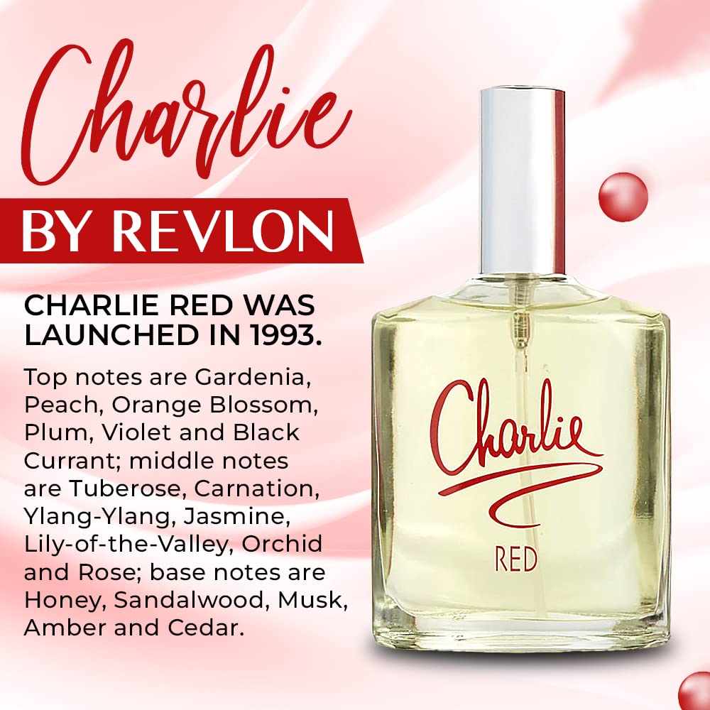 Revlon Charlie Red Eau De Toilette Spray 100ml - Fragrance London