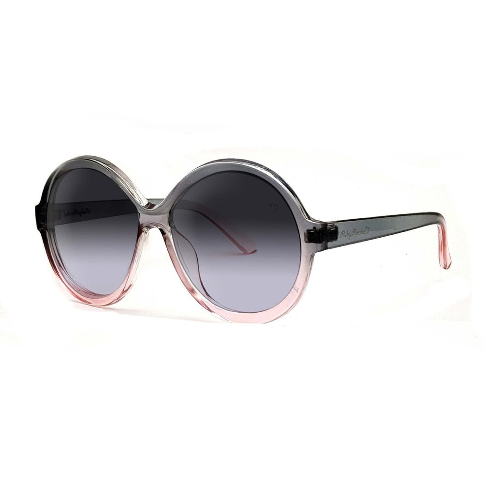Ruby Rocks 'Jessica Elsie' Round Sunglasses In Crystal Grey - Fragrance London