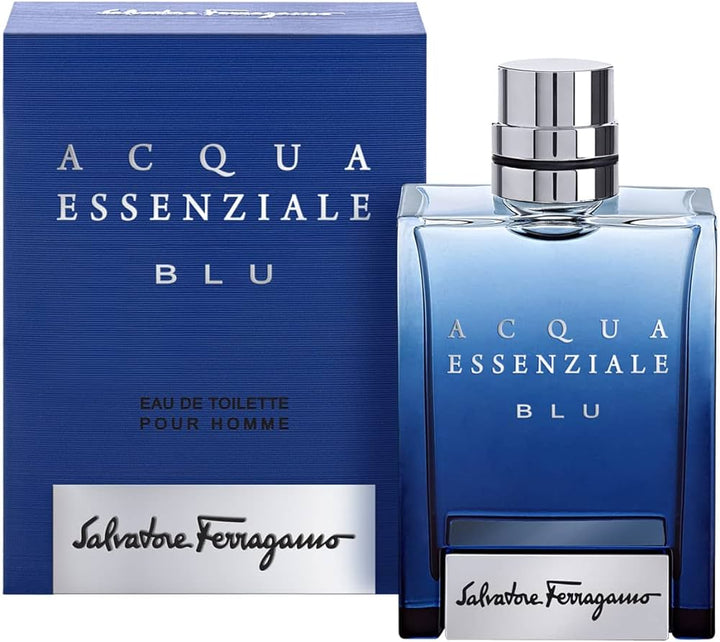 Salvatore Ferragamo Acqua Essenziale Blu Eau De Toilette Spray 100ml - Fragrance London