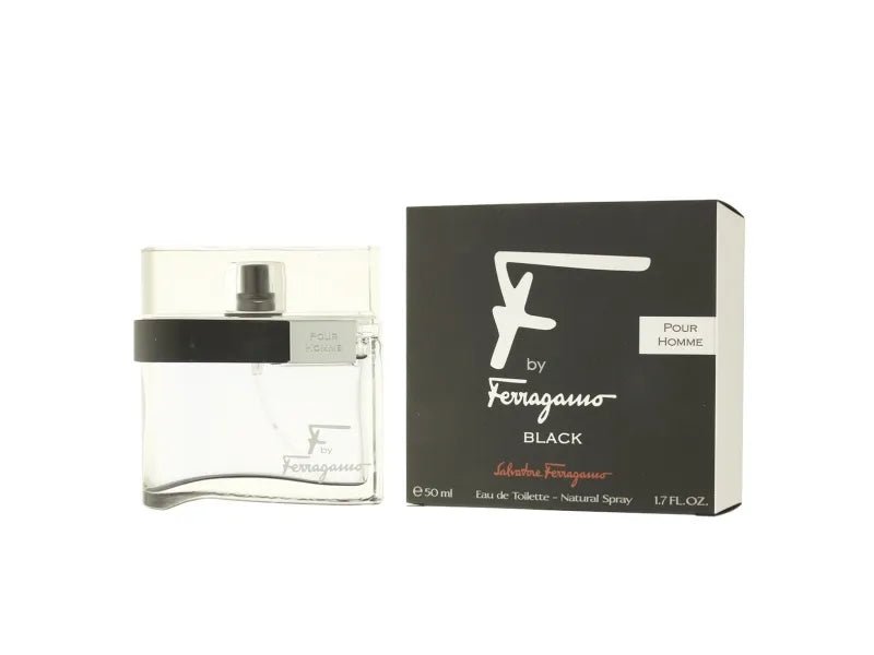 Salvatore Ferragamo F Black Pour Homme Eau De Toilette Spray 50ml - Fragrance London