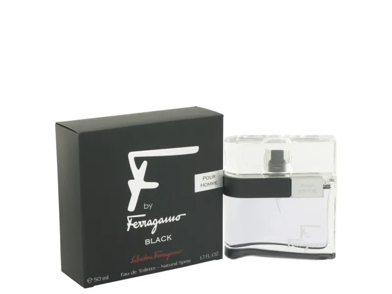 Salvatore Ferragamo F Black Pour Homme Eau De Toilette Spray 50ml - Fragrance London