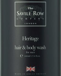 Savile Row Heritage Hair & Body Wash 500ml - Fragrance London