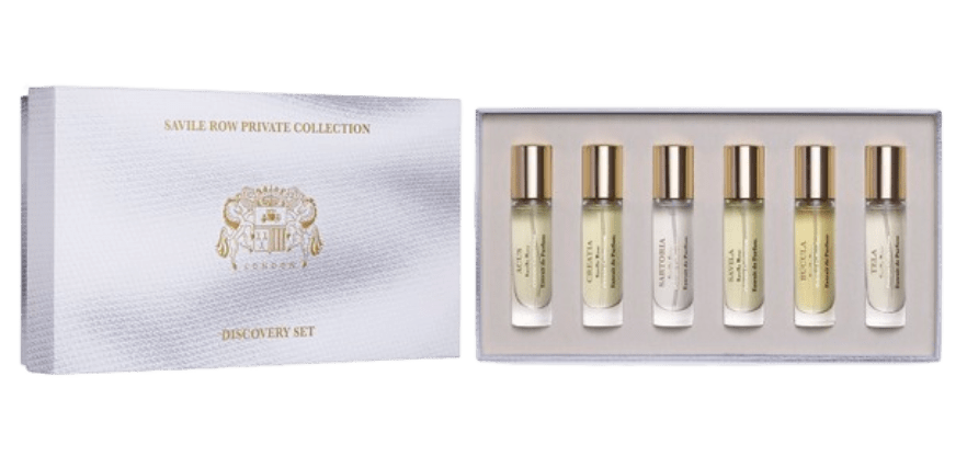 Savile Row Private Collection Discovery Gift Set (6 x Extrait De Parfum 10ml) - Fragrance London