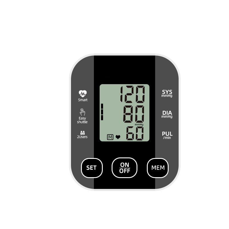 Smart Digital Upper Arm Blood Pressure Monitor for Dual Users with Voice & Dual Power - Fragrance London