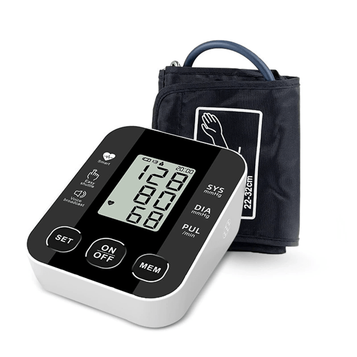 Smart Digital Upper Arm Blood Pressure Monitor for Dual Users with Voice & Dual Power - Fragrance London