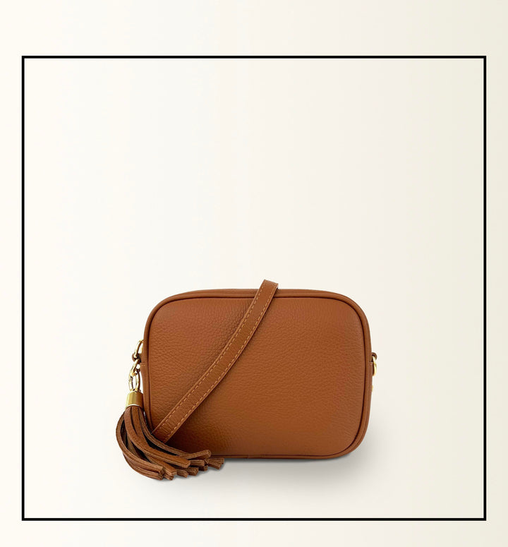 Apatchy London The Tassel Leather Crossbody Bag