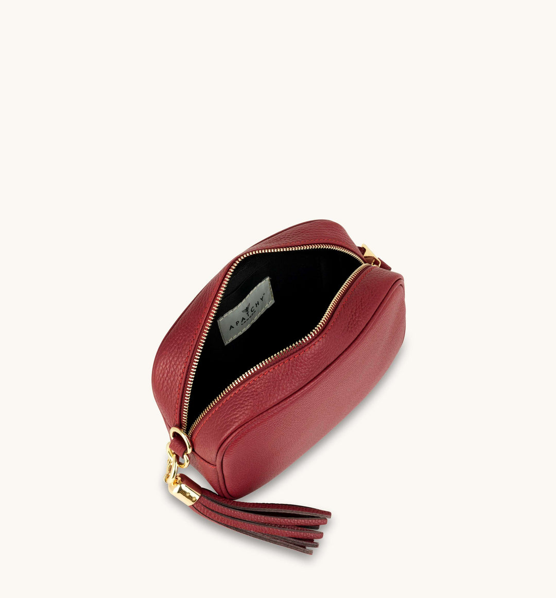 Apatchy London The Tassel Leather Crossbody Bag