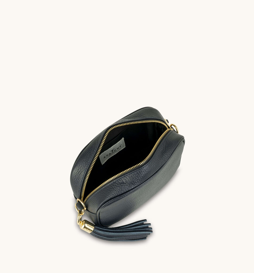 Apatchy London The Tassel Leather Crossbody Bag