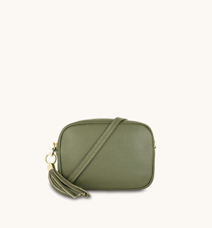 Apatchy London The Tassel Leather Crossbody Bag