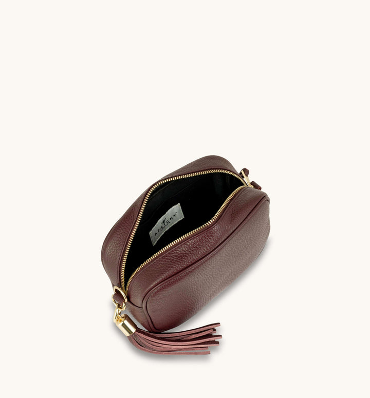 Apatchy London The Tassel Leather Crossbody Bag