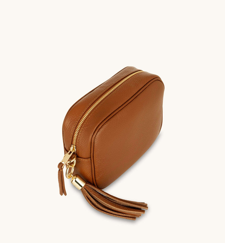 Apatchy London The Tassel Leather Crossbody Bag