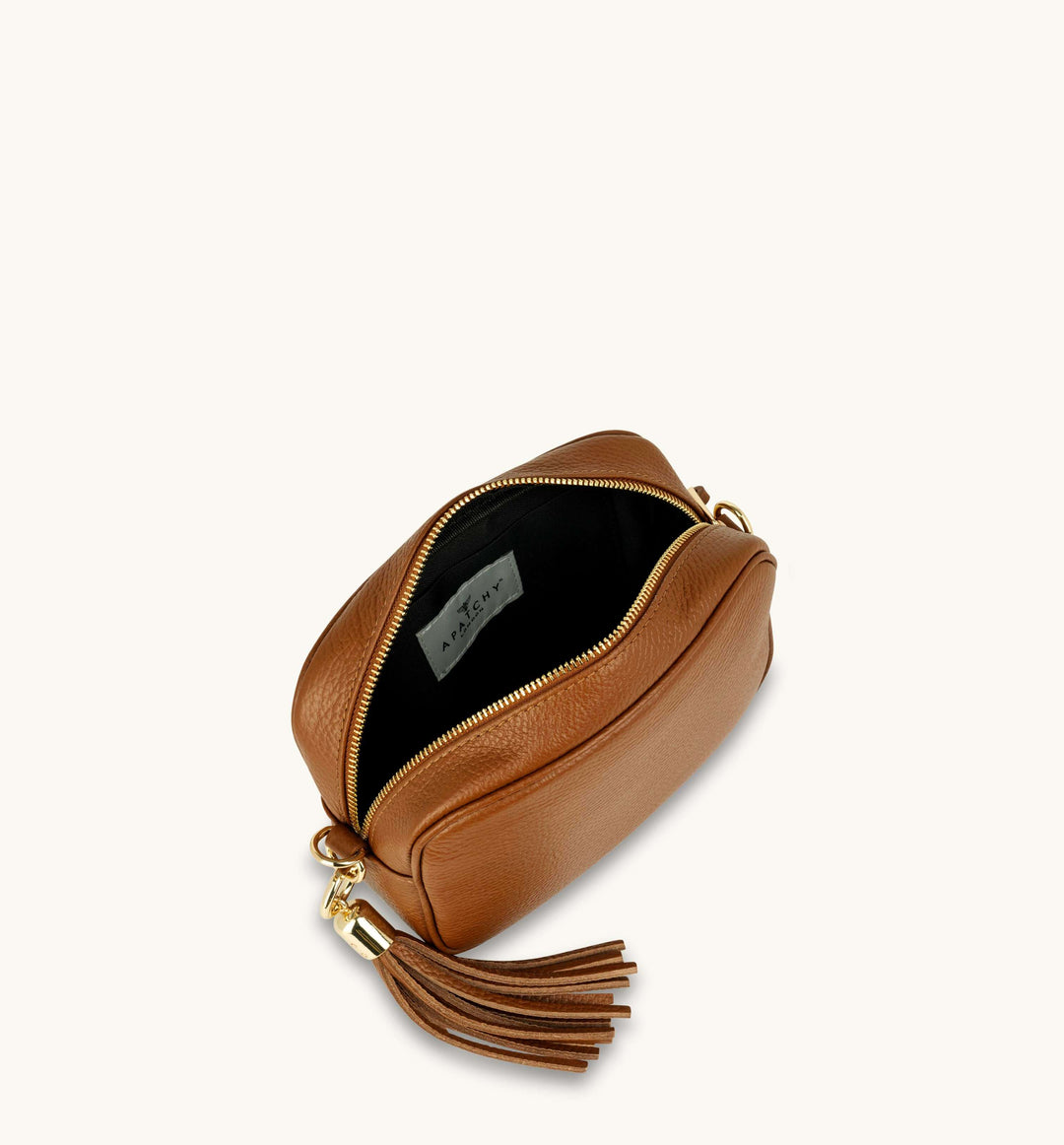 Apatchy London The Tassel Leather Crossbody Bag