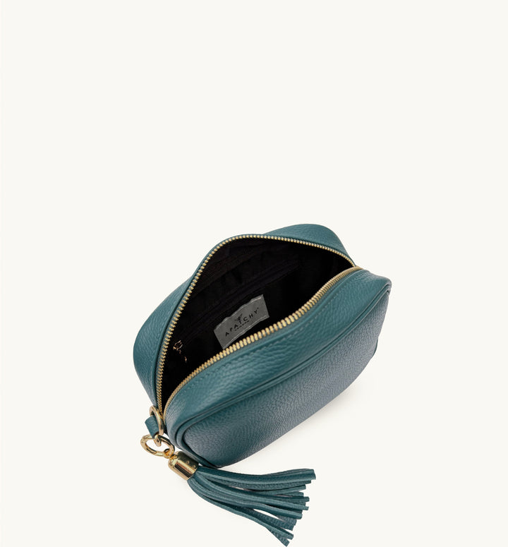 Apatchy London The Tassel Leather Crossbody Bag