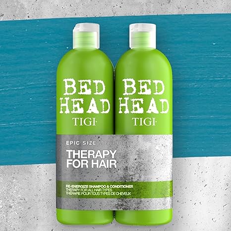 TIGI Bed Head Therapy 4 Hair E - Energizing Gift Set (Shampoo 750ml + Conditioner 750ml) - Fragrance London