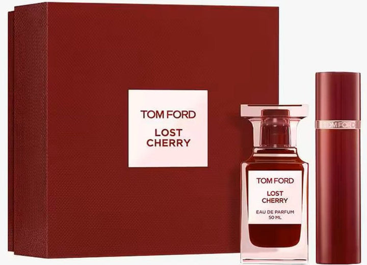 Tom Ford Lost Cherry Gift Set (Eau De Parfum Spray 50ml + Eau De Parfum Spray 10ml) - Fragrance London