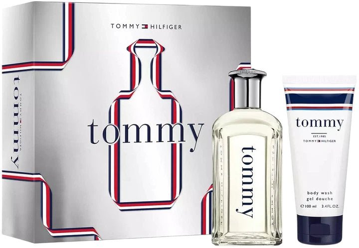 Tommy Hilfiger Tommy Men Gift Set (Eau De Toilette Spray 100ml + Body Wash 100ml) - Fragrance London
