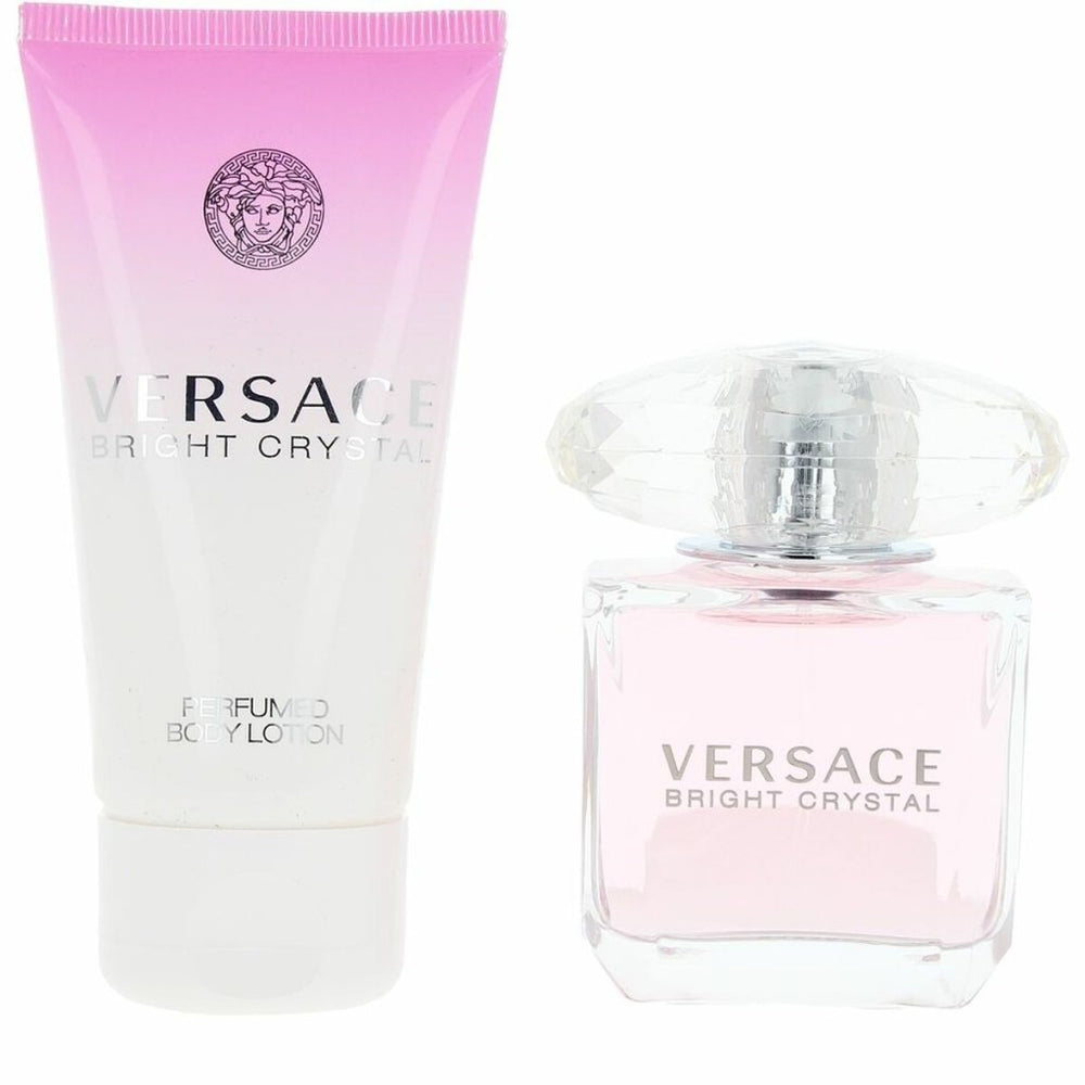 Versace Bright Crystal Gift Set (Eau De Toilette 30ml + Body Lotion 50ml) - Fragrance London