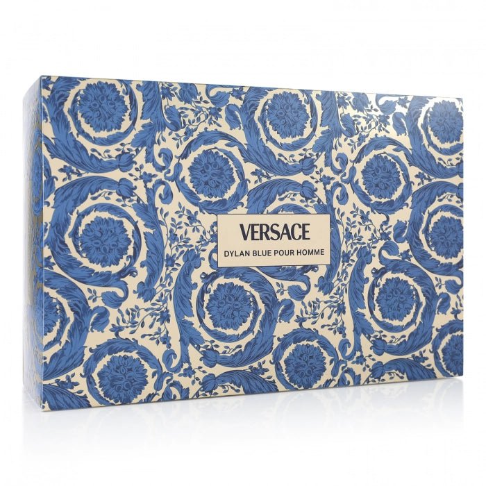 Versace Dylan Blue Gift Set (Eau De Toilette 100ml + Eau De Toilette 10ml + Bag) - Fragrance London