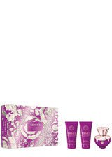 Versace Dylan Purple Gift Set (Eau De Parfum 50ml + Body Lotion 50ml + Shower Gel 50ml) - Fragrance London