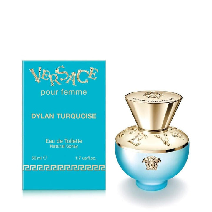 Versace Dylan Turquoise Eau De Toilette Spray 50ml - Fragrance London