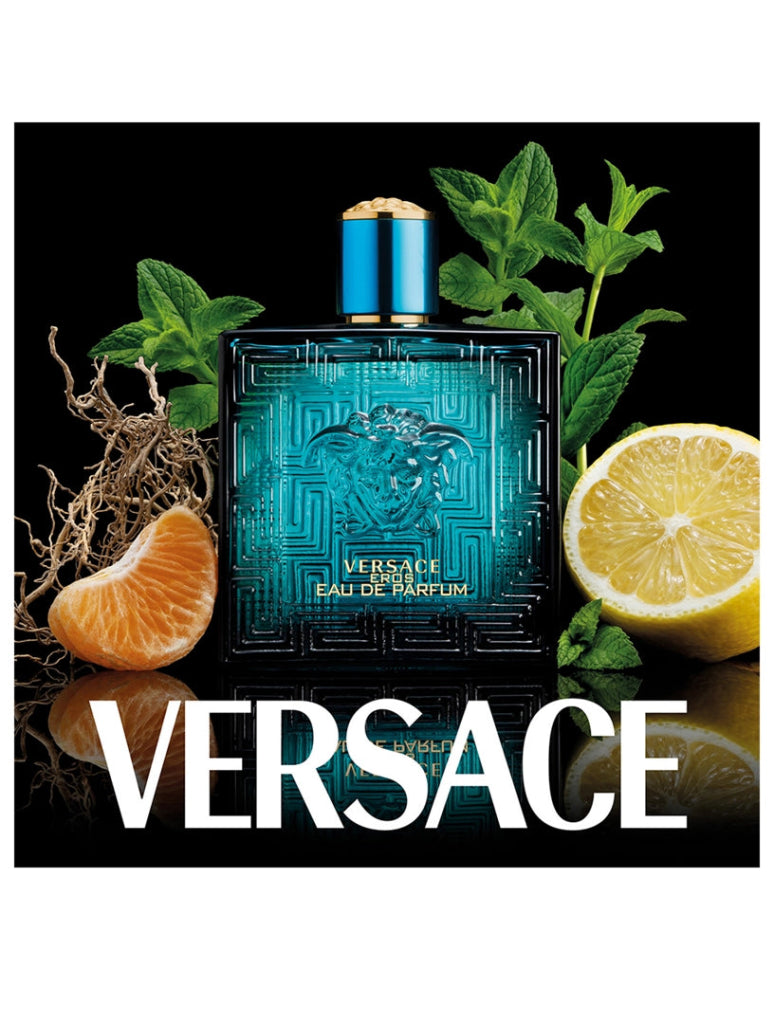 Versace Eros Gift Set (Eau De Parfum 100ml + Shower Gel 75ml + After Shave Balm 75ml + Eau De Parfum 10ml) - Fragrance London