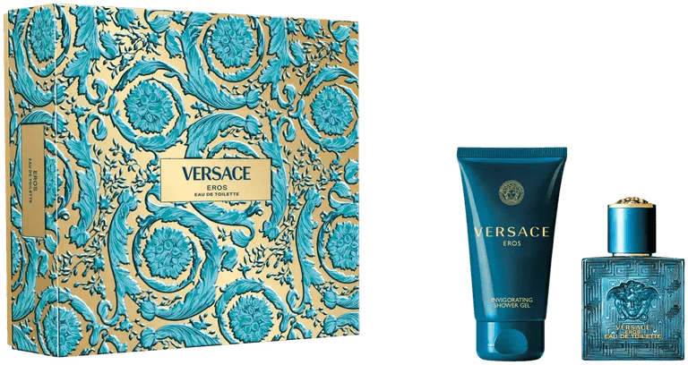 Versace Eros Gift Set (Eau De Toilette 30ml + Shower Gel 50ml) - Fragrance London
