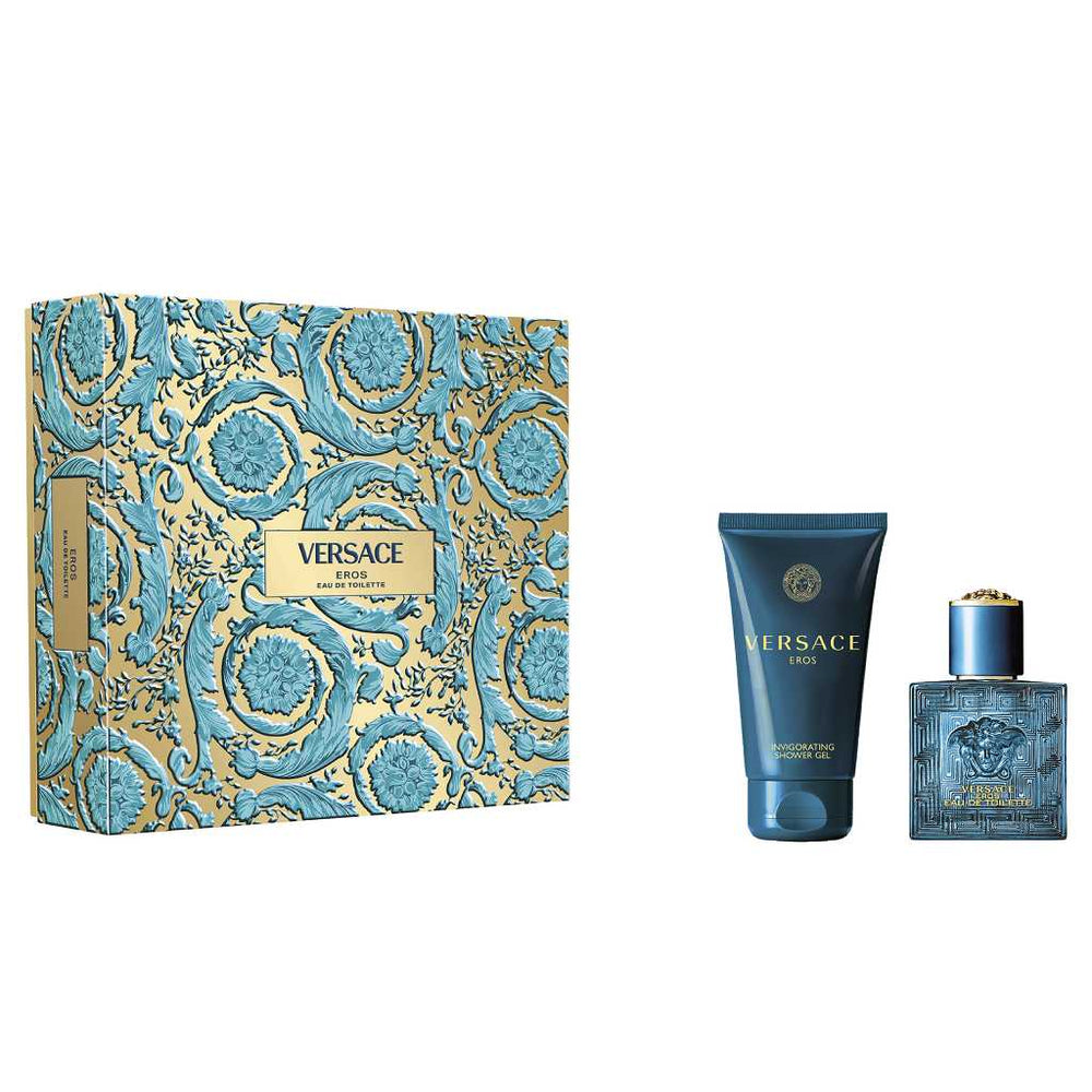 Versace Eros Gift Set (Eau De Toilette 30ml + Shower Gel 50ml) - Fragrance London
