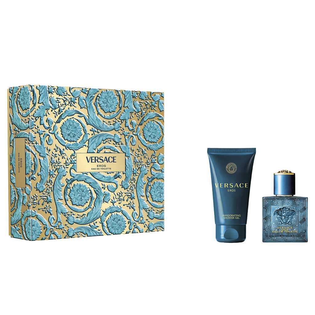 Versace Eros Gift Set (Eau De Toilette 30ml + Shower Gel 50ml) - Fragrance London