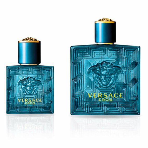 Versace Eros Gift Set (Eau De Toilette Spray 100ml + Eau De Toilette Spray 30ml) - Fragrance London
