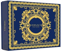 Versace Pour Homme Gift Set (Eau De Toilette Spray 50ml + Shower Gel 50ml + After Shave Balm 50ml) - Fragrance London