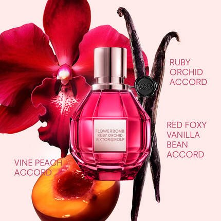 Viktor & Rolf Flowerbomb Ruby Orchid Eau De Parfum Spray 100ml - Fragrance London