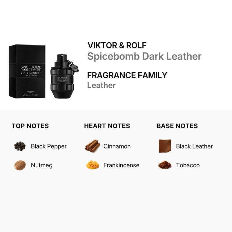Viktor & Rolf Spicebomb Dark Leather Eau De Parfum Spray 50ml - Fragrance London
