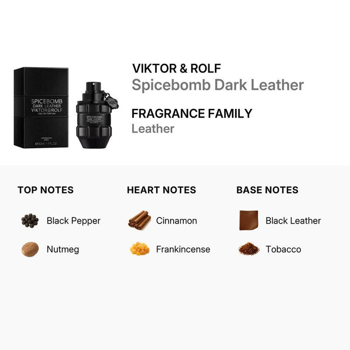 Viktor & Rolf Spicebomb Dark Leather Eau De Parfum Spray 50ml - Fragrance London