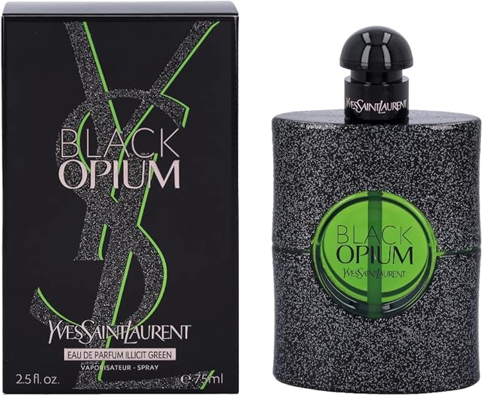 YSL Black Opium Illicit Green Eau De Parfum Spray 75ml - Fragrance London