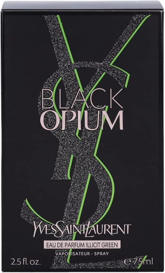 YSL Black Opium Illicit Green Eau De Parfum Spray 75ml - Fragrance London