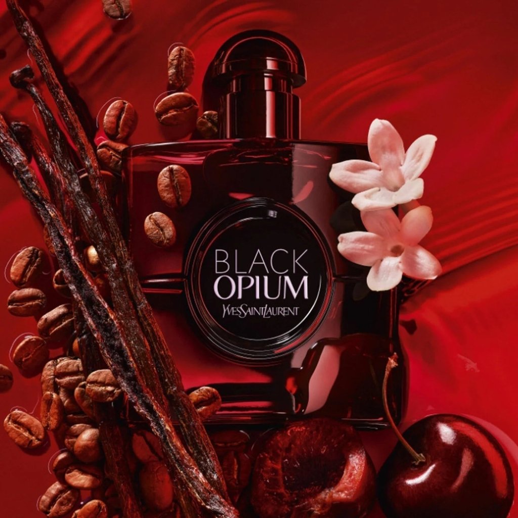 Yves Saint Laurent Black Opium Over Red Eau De Parfum Spray 90ml - Fragrance London