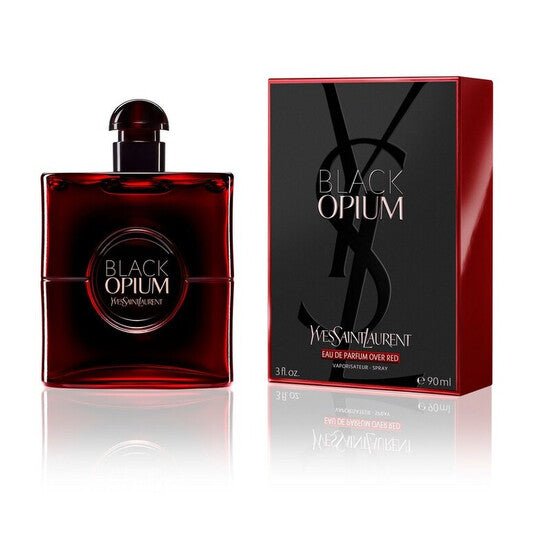 Yves Saint Laurent Black Opium Over Red Eau De Parfum Spray 90ml - Fragrance London