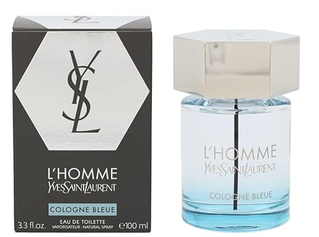 Yves Saint Laurent L'Homme Cologne Bleue Eau De Toilette Spray 100ml - Fragrance London