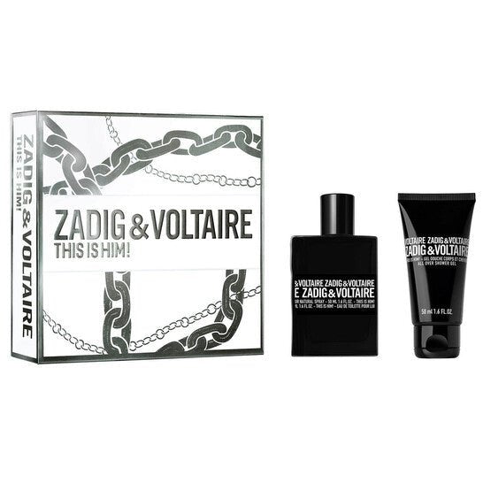Zadig & Voltaire This Is Him! Gift Set (Eau De Toilette 50ml + Shower Gel 50ml) - Fragrance London
